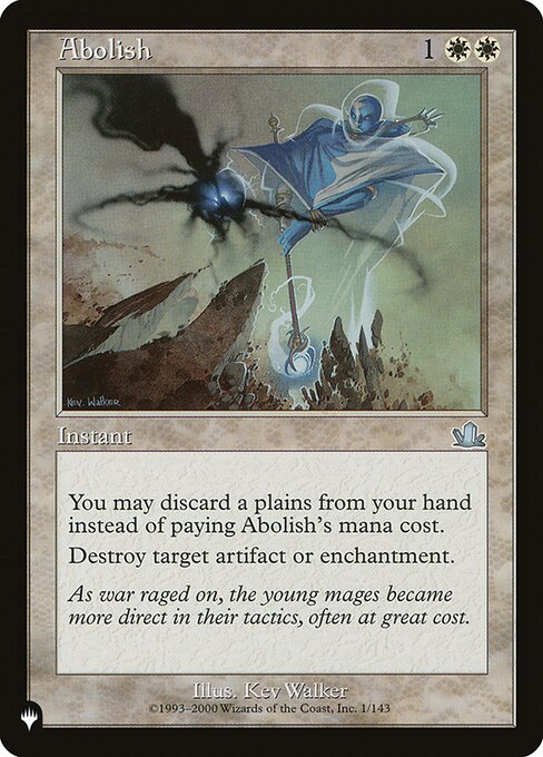 Abolish highlighted card art
