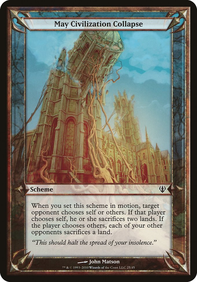 May Civilization Collapse highlighted card art