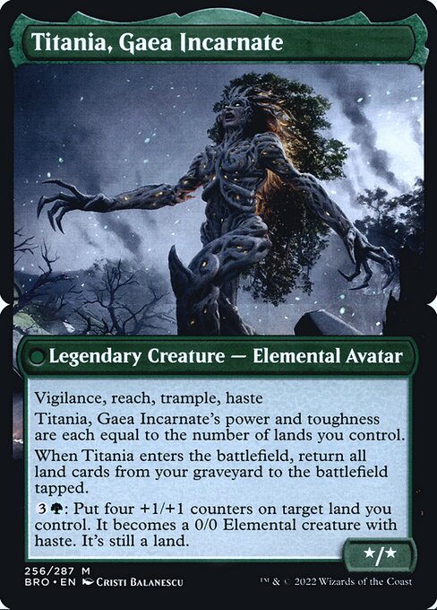 Titania, Gaea Incarnate highlighted card art