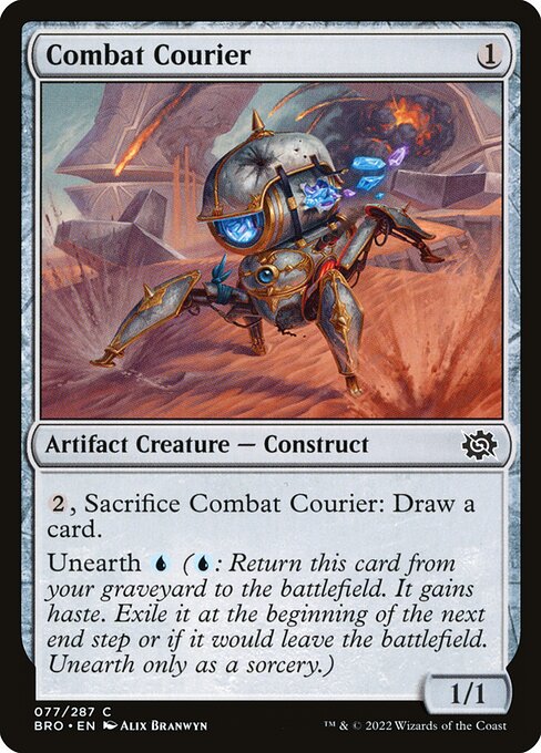 Combat Courier highlighted card art