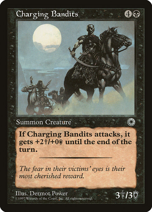 Charging Bandits highlighted card art