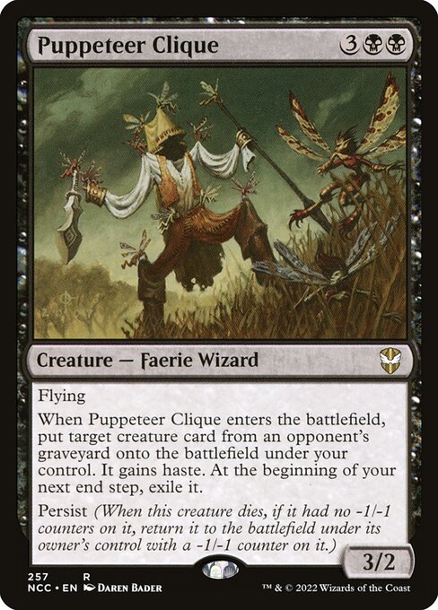 Puppeteer Clique from New Capenna Commander