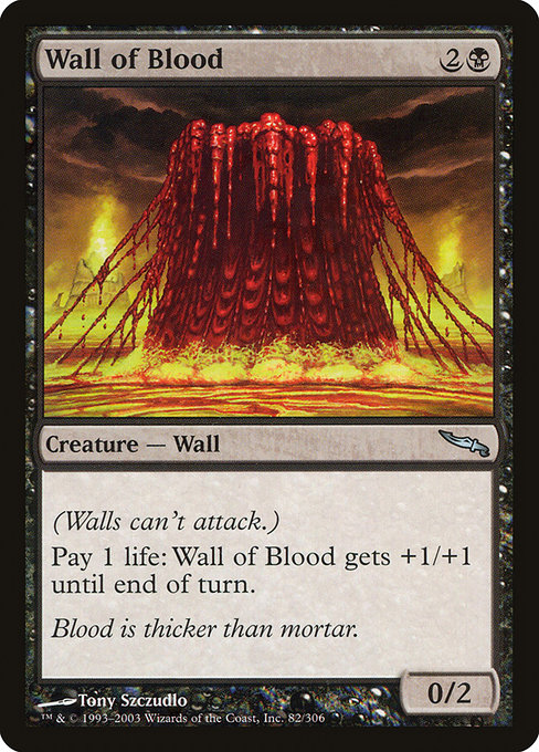Wall of Blood from Mirrodin