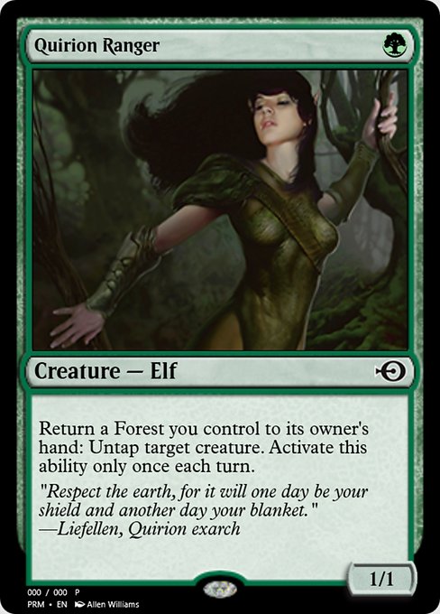 Quirion Ranger from Magic Online Promos