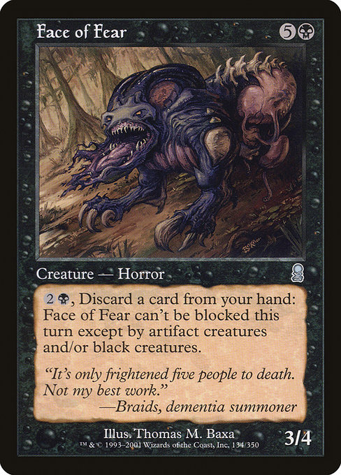 Face of Fear highlighted card art