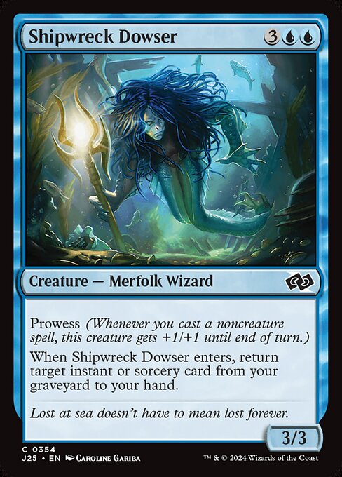 Shipwreck Dowser highlighted card art