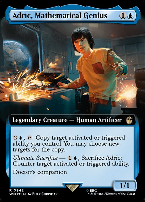 Adric, Mathematical Genius highlighted card art