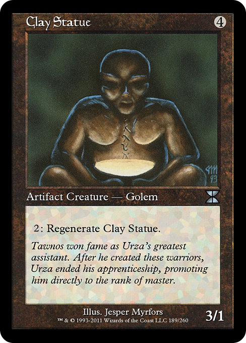 Clay Statue highlighted card art