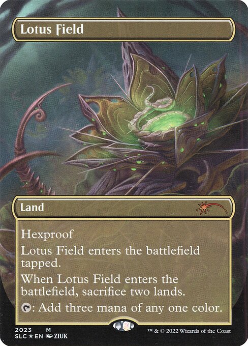 Lotus Field from Secret Lair Countdown