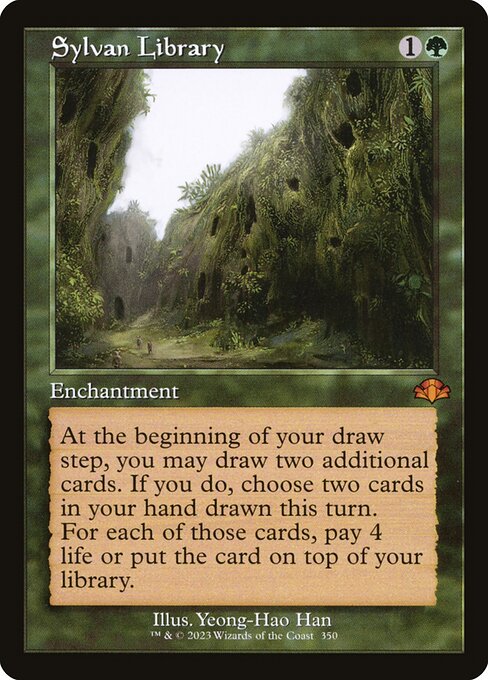 Sylvan Library from Dominaria Remastered