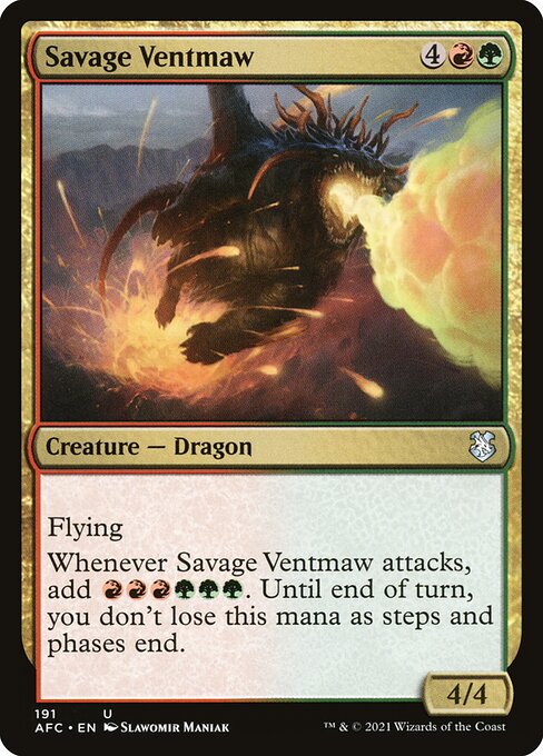 Savage Ventmaw from Forgotten Realms Commander