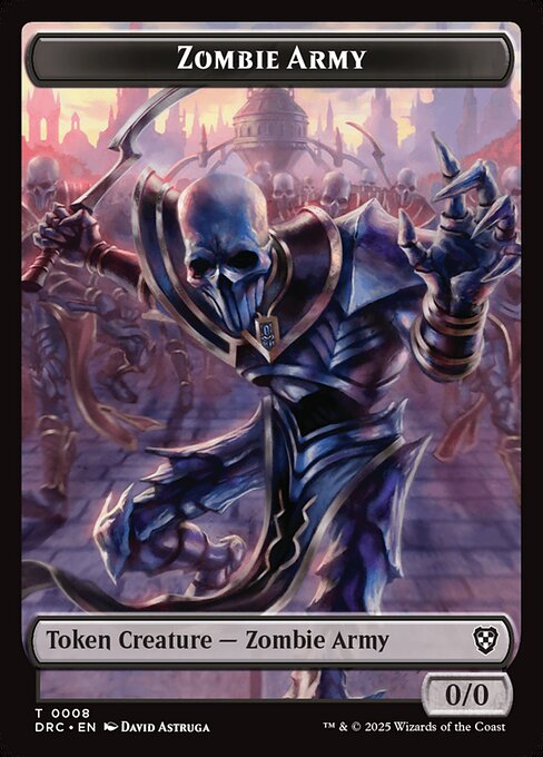 Zombie Army highlighted card art