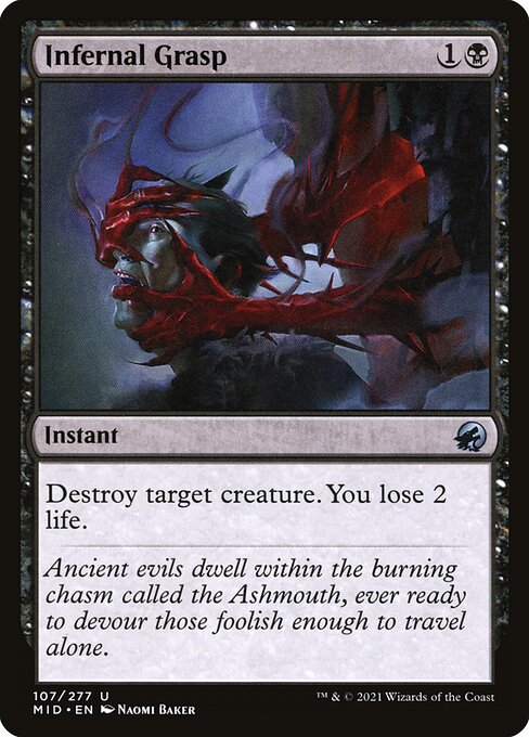 Infernal Grasp from Innistrad: Midnight Hunt