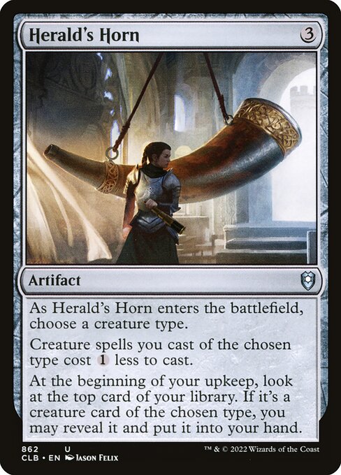Herald's Horn from Commander Legends: Battle for Baldur's Gate