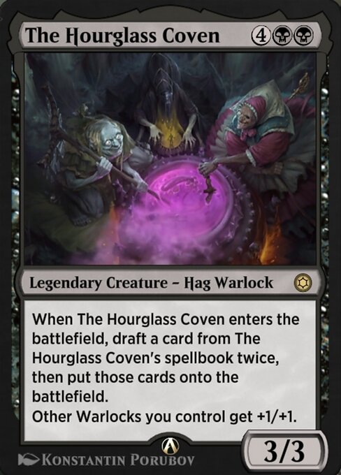 The Hourglass Coven highlighted card art
