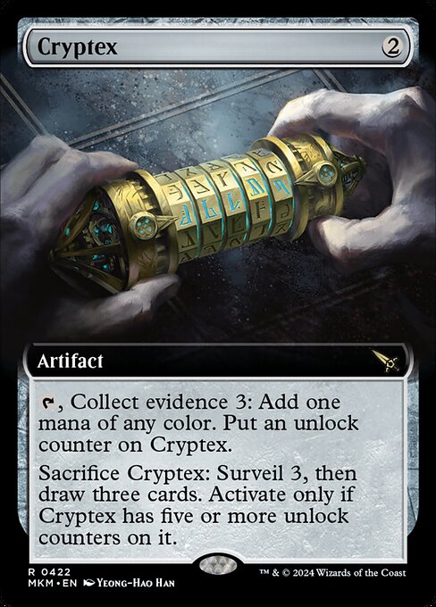 Cryptex highlighted card art