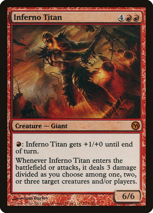 Inferno Titan from Duels of the Planeswalkers 2012 Promos