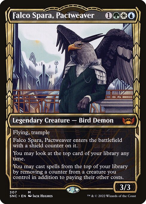 Falco Spara, Pactweaver highlighted card art