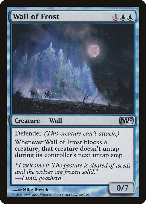 Wall of Frost from Magic 2010