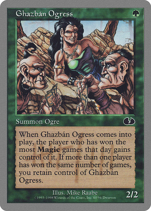 Ghazbán Ogress highlighted card art