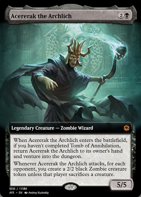Acererak the Archlich from Magic Online Promos