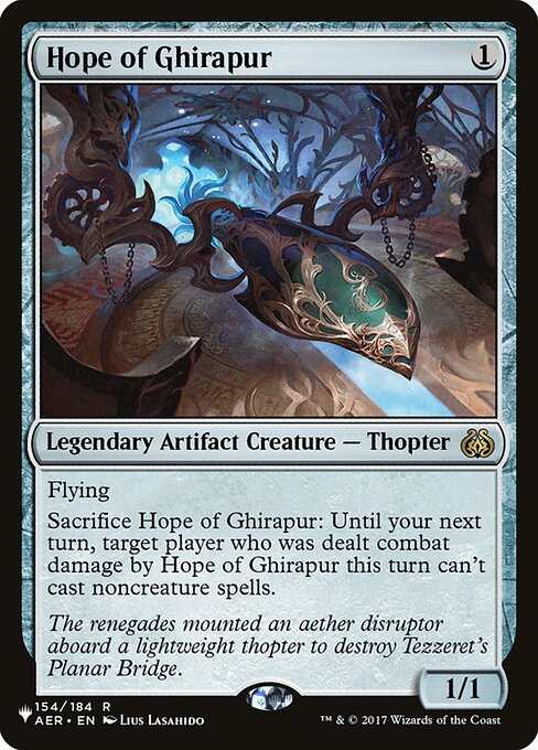 Hope of Ghirapur highlighted card art