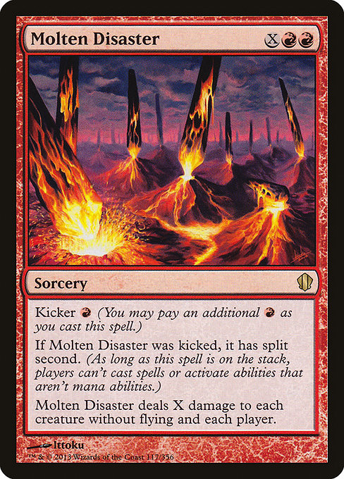Molten Disaster highlighted card art