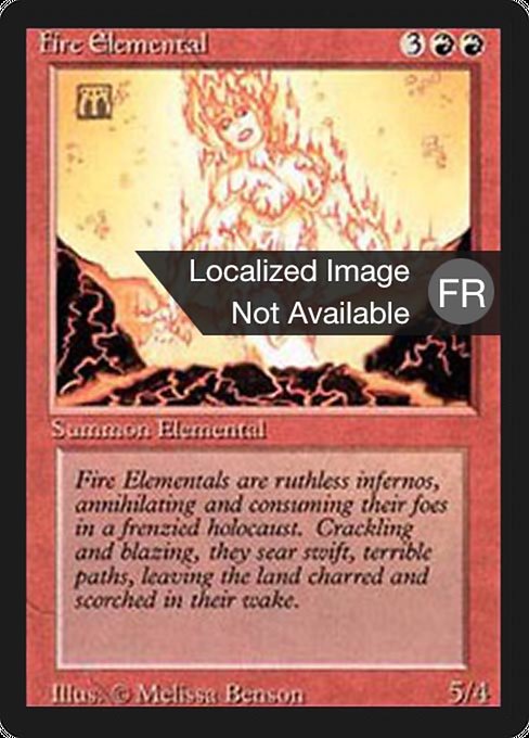 Fire Elemental from Foreign Black Border