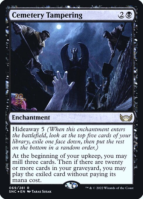 Cemetery Tampering from Streets of New Capenna Promos