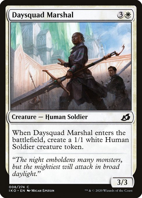 Daysquad Marshal highlighted card art