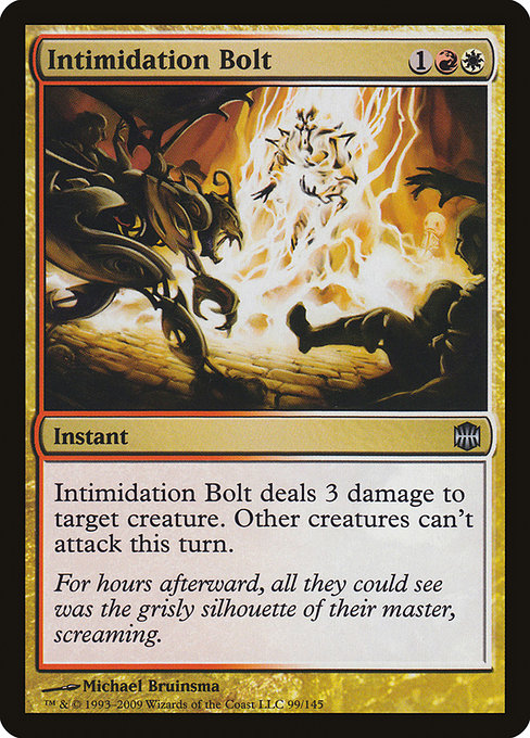 Intimidation Bolt highlighted card art