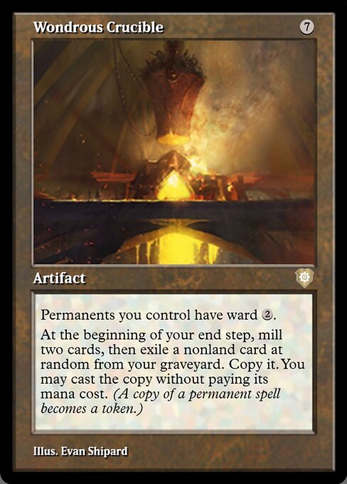 Wondrous Crucible highlighted card art