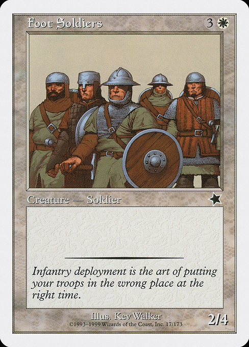 Foot Soldiers from Starter 1999