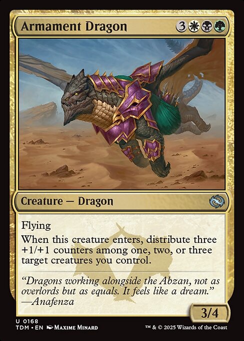 Armament Dragon highlighted card art