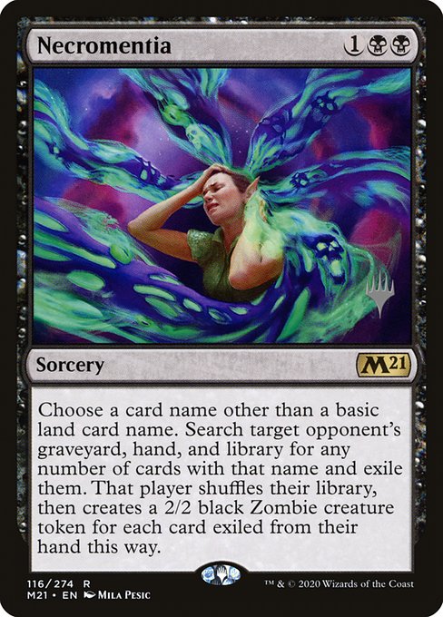 Necromentia from Core Set 2021 Promos