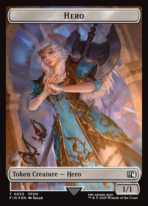 Hero from Final Fantasy Tokens