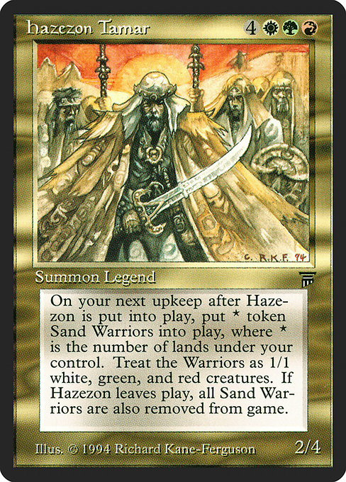 Hazezon Tamar from Legends