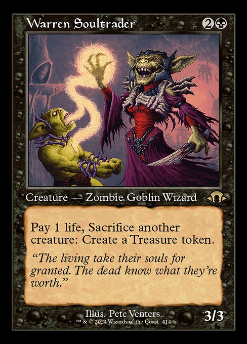 Warren Soultrader highlighted card art