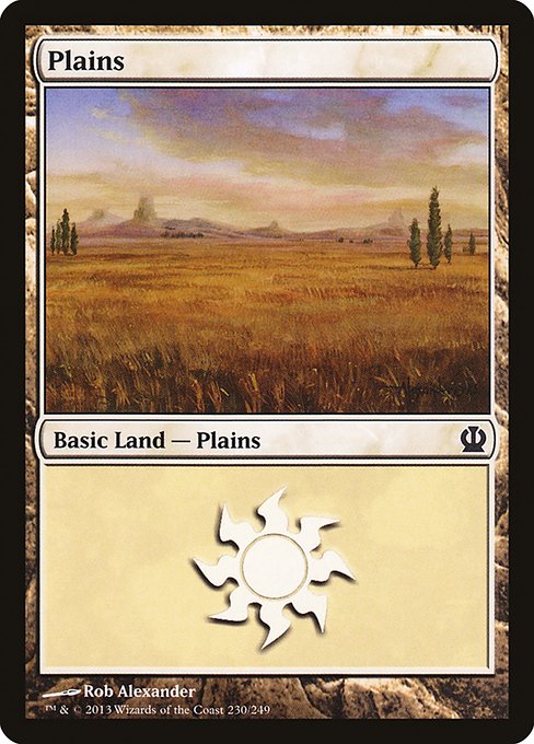 Plains from Theros
