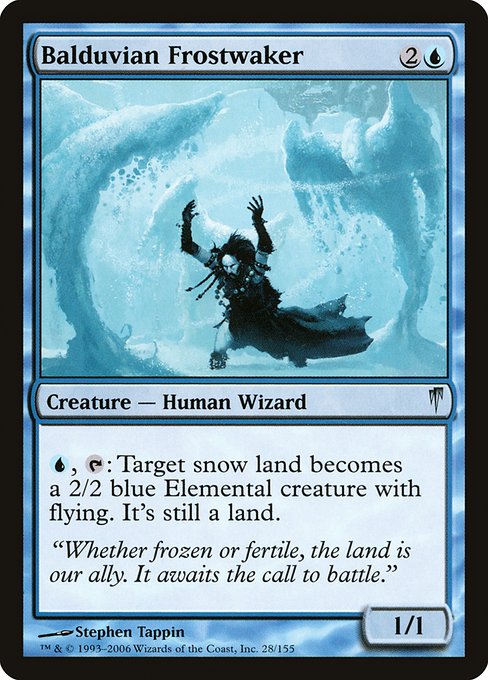 Balduvian Frostwaker highlighted card art
