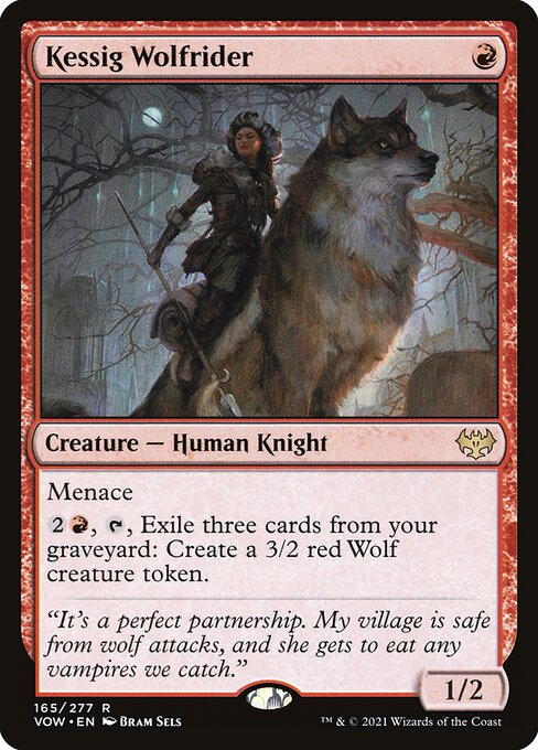 Kessig Wolfrider from Innistrad: Crimson Vow