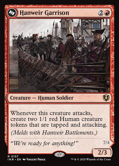 Hanweir Garrison highlighted card art