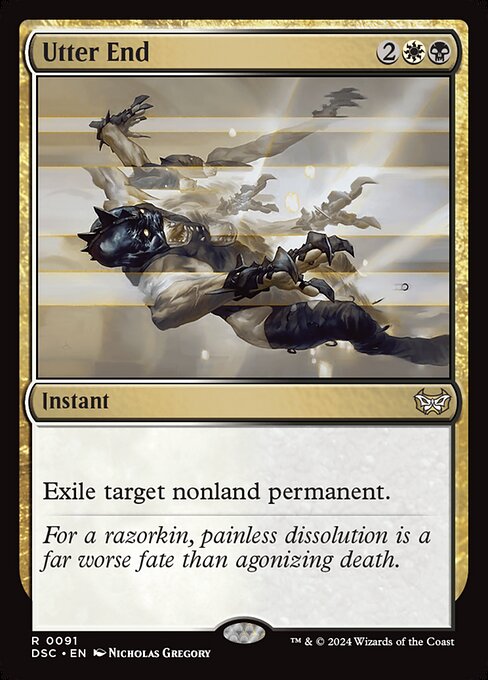 Utter End highlighted card art