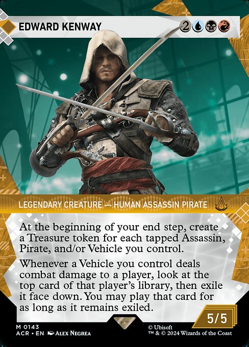 Edward Kenway highlighted card art
