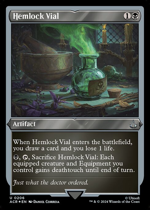 Hemlock Vial highlighted card art