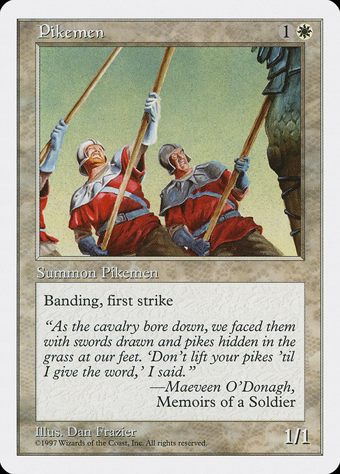 Pikemen highlighted card art