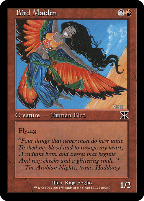 Bird Maiden highlighted card art