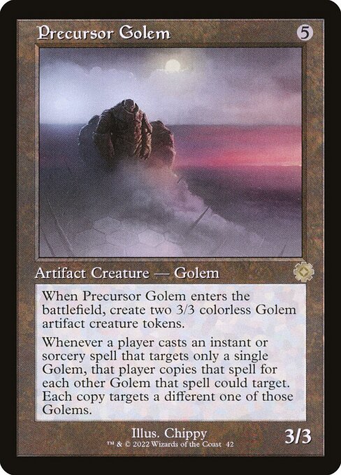 Precursor Golem from The Brothers' War Retro Artifacts
