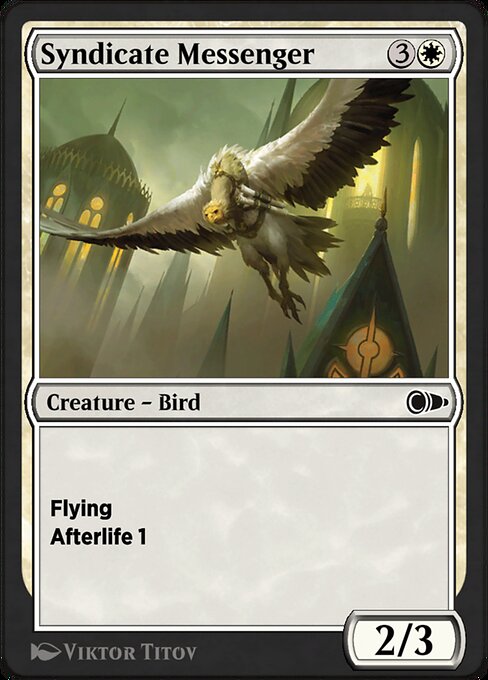 Syndicate Messenger highlighted card art