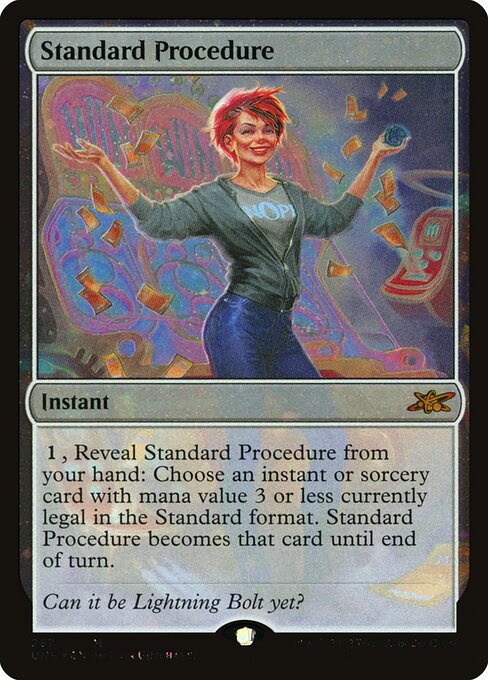 Standard Procedure highlighted card art